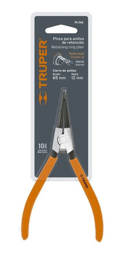 Pinza Redonda Punta Recta7 PuLG Mango Plastico Truper 1
