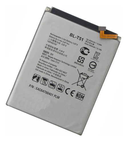 Bate Para LG K42 K52 K62 K62+ K62 Plus Bl-t51 100% Original 1