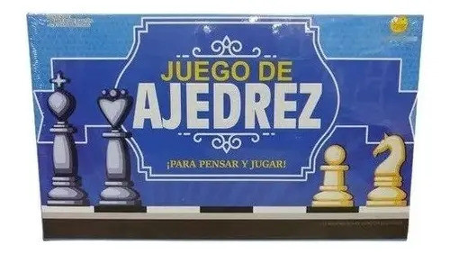Juego De Mesa Ajedrez De Caja  Fichas Plastico 0