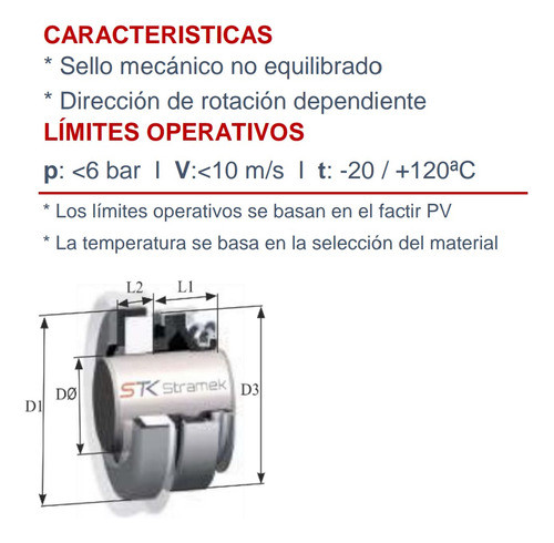 Sello Mecánico Af Para Bomba De Agua Con Eje De 27mm 1