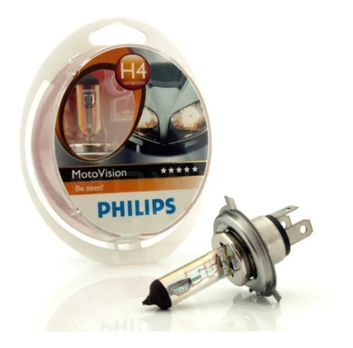 Lampara H4 Philips 60/55w 12v (p43t-38 S1) / Moto Vision 0