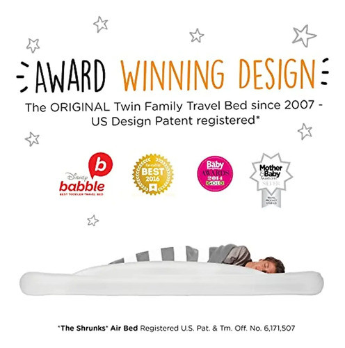 La Cama De Viaje Shrunks Twin Air Mattress Para Niños Y Adul 1