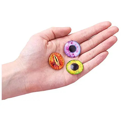 Ojos De Cristal Para Artesania 150u Surtido 8 10 12 14 15mm 1
