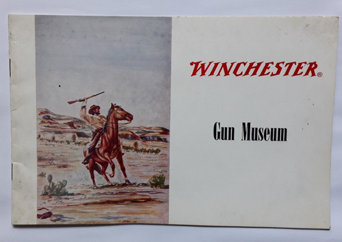 Winchester Gun Museum C1965 20p Arma Rifle Pistola Brochure 0