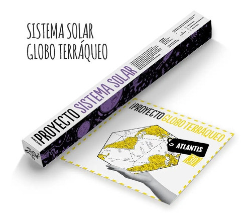 Atlantis Mapas-globo Terráqueo+sistema Solar -sitio Original 1