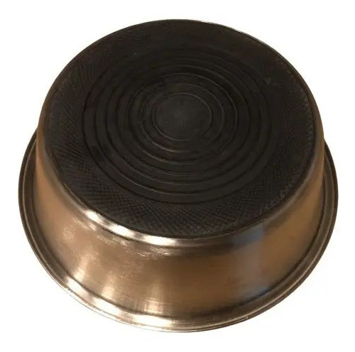 Comedero Acero Inoxidable 17cm Antideslizante Para Perros 1