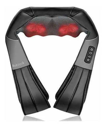 Masajeador Cuello Espalda Nekteck Shiatsu Calor Nodos 3d 0