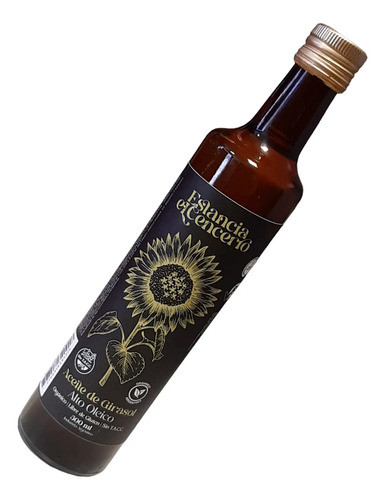 Aceite De Girasol Orgánico Estancia El Cencerro 500ml 1
