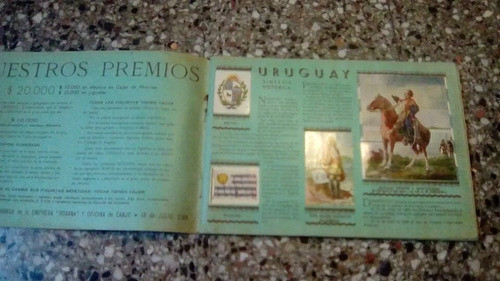 Antiguo Álbum Figuritas América Chocolatines Roxana Año 1934 0