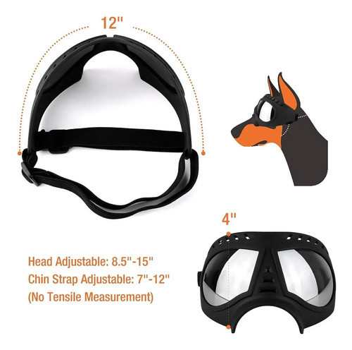 Petleso Dog Goggles- Gafas Para Perros De Razas Grandes Gafa 1
