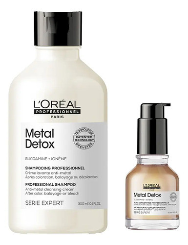 Kit Shampoo + Óleo Metal Detox Expert L'oréal Professionnel 0