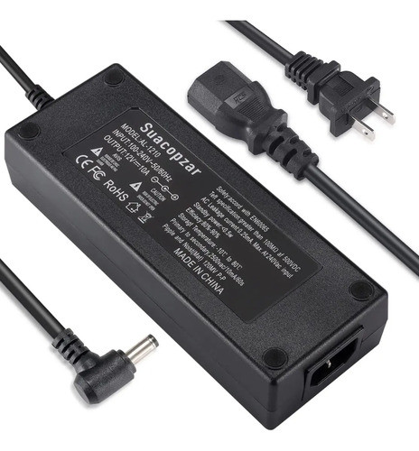 Suacopzar Adaptador De Corriente Ca 12v 3a 5a 10a, Transform 0