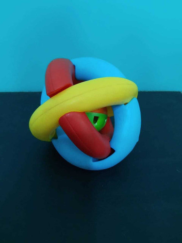 Pelota Didáctica Sonajero Para Estimulación Para Bebé 1