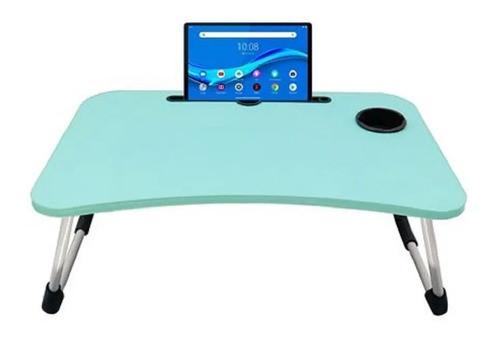 Mesa Para Desayuno C Ranura Tablet, Celular Y Porta Bebidas 0