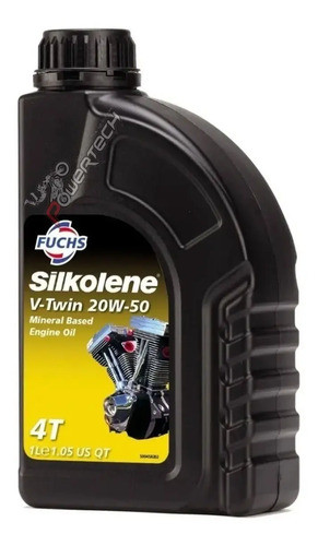 Aceite Motor 4t Silkolene V-twin 20w50 Mineral - 1l 0