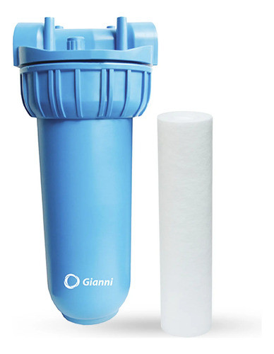 Filtro Agua Gianni Bajo Mesada+cartucho Polip. Prensado Azul 0