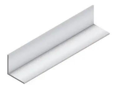 Perfil De Aluminio Angulo 19x19mm Anodizado Natural X 3 Mts 1