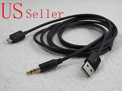 Cargador De Coche Aux Audio Usb 3.5mm Cable Adaptador Para S 1