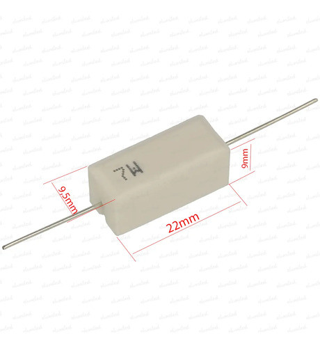 4 Resistencias Ceramica Cementada 7w 1 Ohm 1r 1e 1