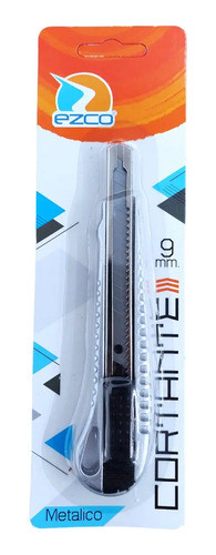 Cutter Ezco Metálico Hojas De Acero 9mm 0
