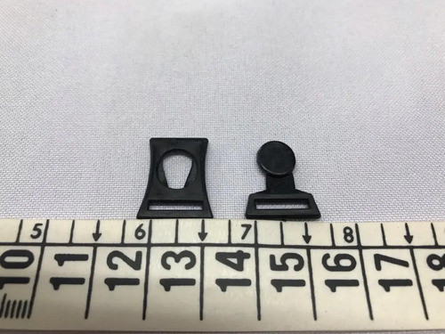 Broche Plastico 11 Mm X 500. Lenceria, Mallas, Corpiños 1