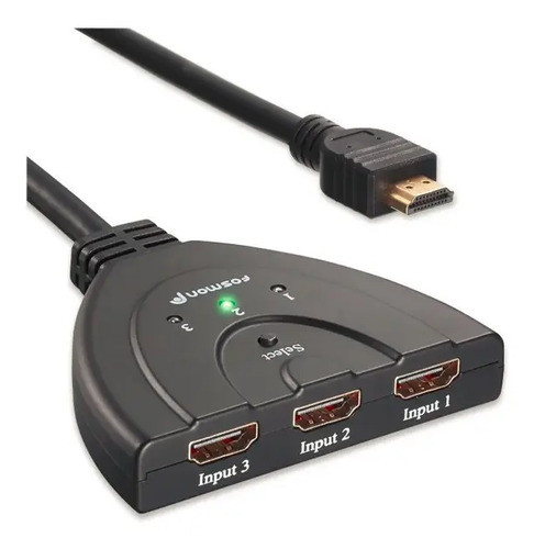 Switch Hdmi Multiplicador De Puertos Hdmi 3x1 4k Ultra Hd 1