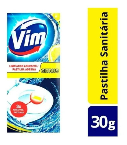 Vim Limpiador Adhesivo Inodoro Aroma Citrus / Oceano 30 Gr 0