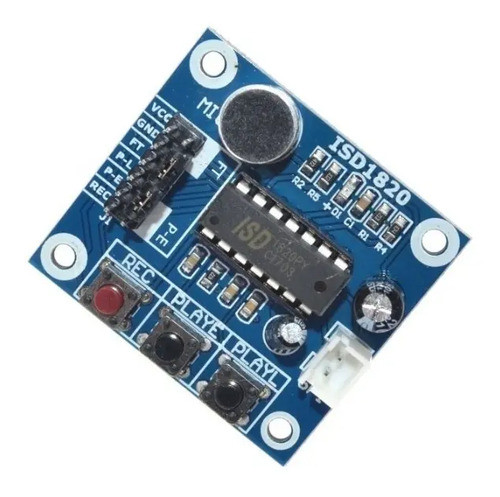 Isd1820 Con Parlante Sonido Voz Audio Mic Grabación Itytarg 1