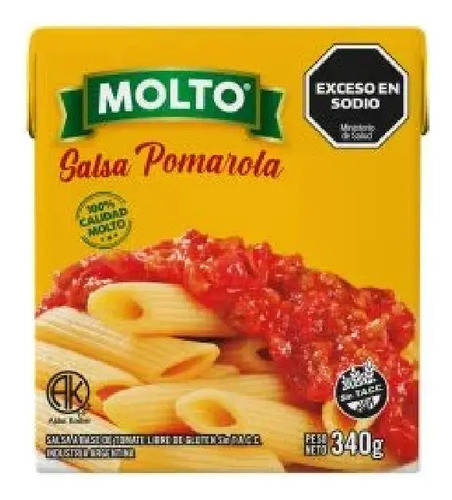 Salsa Molto Pomarola 340 Grs X 2 Unidades 0
