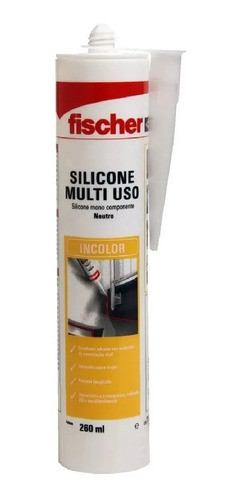 Siliconas Neutra Fischer X 260ml -caja X 12u Ng.bl,gris, Inc 0