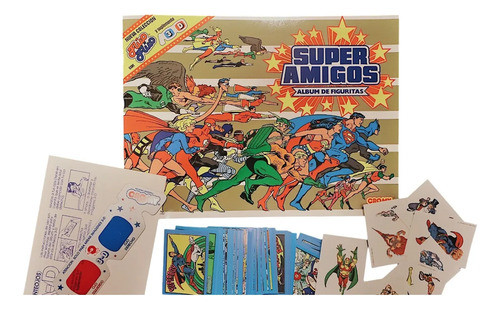 Album Figuritas Super Amigos 1987 Replica Cromy Completo 0