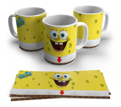 Taza Bob Esponja De Cerámica 0