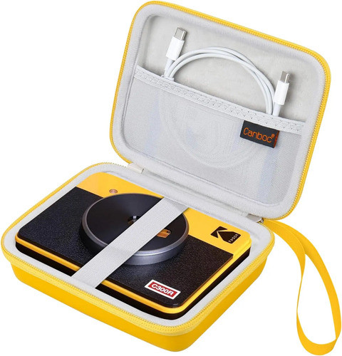 Funda De Transporte Para Kodak Mini Shot 3 Retro Amarilla 0