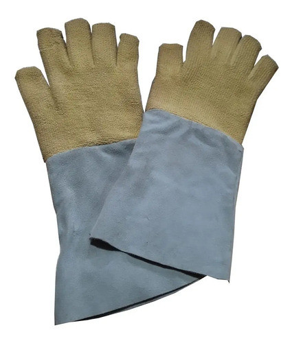 Guante De Kevlar Con Puño Descarne Alta Temperatura 0