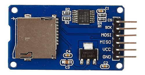 Modulo Micro Sd Card 5v Con Adaptador 3v3 Pic Arduino 1