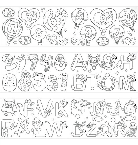 Rollo De Dibujo Para Niños Para Colorear De 30x300cm_d 1pcs. 1