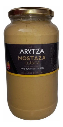 Pack X 3 Mostaza Clásica Arytza Sin Tacc 850gr. 0