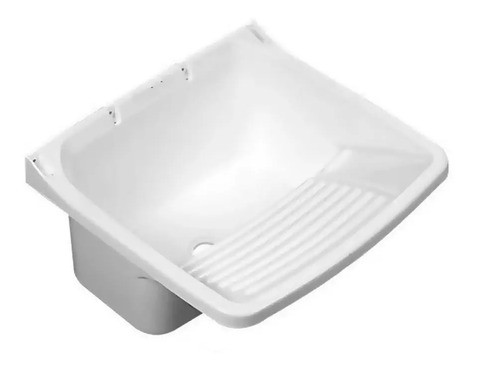 Pileta Chica Blanca Para Lavadero Pvc 15 Litros Duke * 0