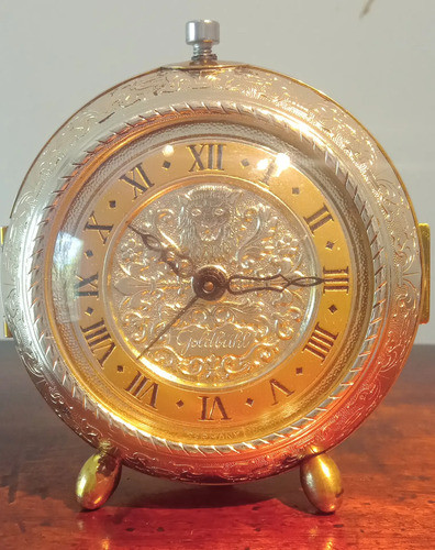 Reloj De Bolsillo Antiguo Alarma Leon West Germany 0
