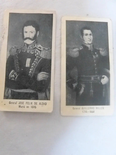 4 Figuritas Militares Ilustres - 15-34-40-51 Falcon Calvo 1