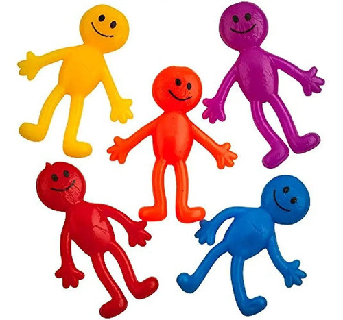 Emoticono Estirable Paquete De 36 En Varios Colores Divertid 1
