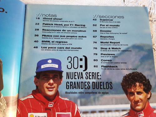 Revista One N° 69 Agosto 2011 Nurburgringa 35 Años Accidente 1