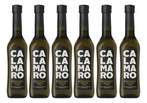 Aceite De Oliva Virgen Extra Premium Calamaro Caja X 6 0