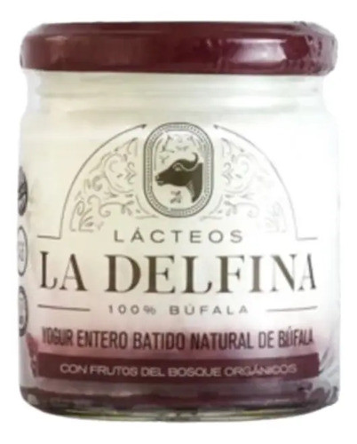 Yogur Batido Bufala Con Frutos Rojos 160g - La Delfina (2u.) 0