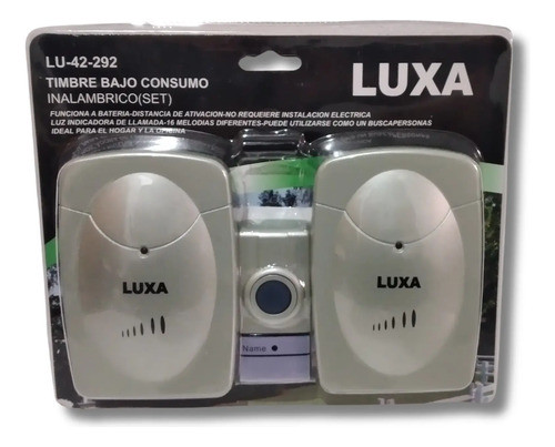 Timbre Inhalambrico Exterior Doble 0