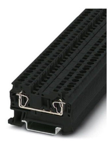 Borne St De Paso A Resorte Para Cable 4mm Negro St 4 Bk 0