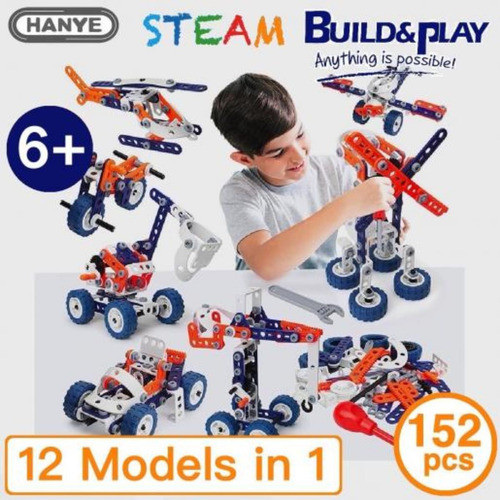 Juego De Encatre 12 En 1  Para Niños 152 Piezas - Steam 1