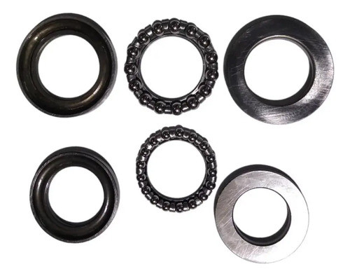 Conjunto Cubetas De Dirección Yamaha Fz 16 Bagattini Motos 0