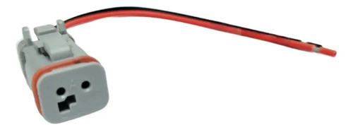Conector 2 Vias Hembra Tipo Deutsch Maquinaria Camion 0