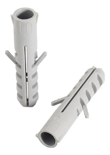Tarugo Plástico 6 Mm Para Pared Sin Tope X100 Unid Ladrillo 0